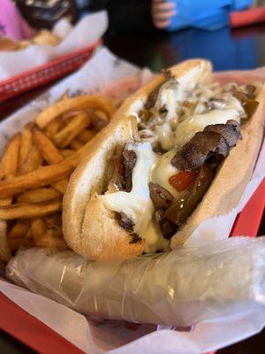 Philly Cheese Steak Sandwich