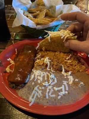 Enchilada meal