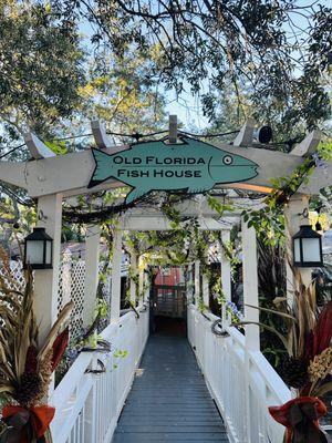 Entrance to the Old Florida Fish House