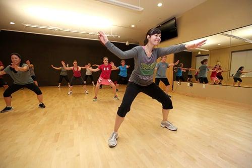 Zumba is a fun way to get in shape. Visit our class calendar: http://bit.ly/RvXcFR