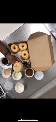 Donut Bedazzling With Dough Boy Donuts