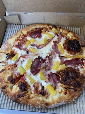 Bacon and pineapple.