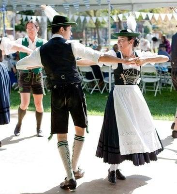 My son Kurt and daughter Stefanie performing with the Golden Gate Bavarian Club at the Cotati Oktoberfest.