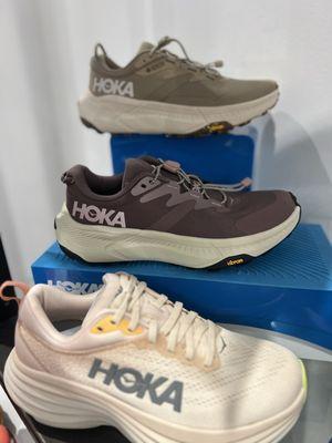 Scoping out Hoka sneakers as recommended by my podiatrist. Yes, I have a podiatrist now. Lol.