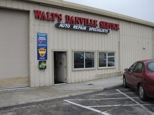 Walt's Danville Service, San Ramon, CA Since 1970.  Experienced Auto Service & Repair