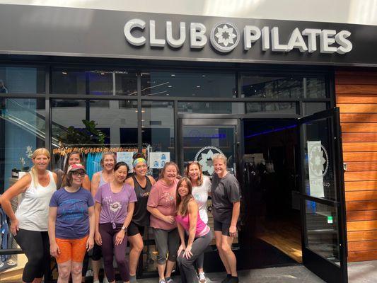 MeetUp's Fun Diego Ladies enjoyed an intro Pilates class with instructor Mo