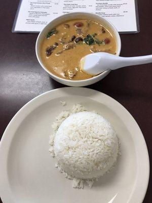 Great Red Curry Duck  $ 10.95