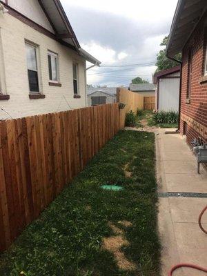 Side fence