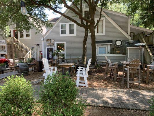 Outside patio area