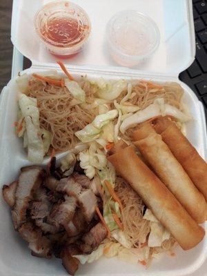 Pork Belly, Pansit, Lumpia