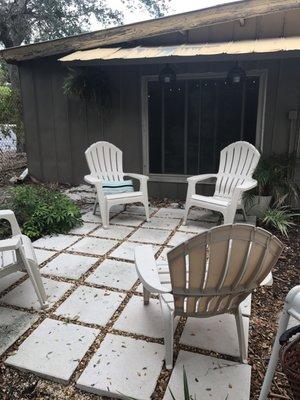 Adorable outdoor patio