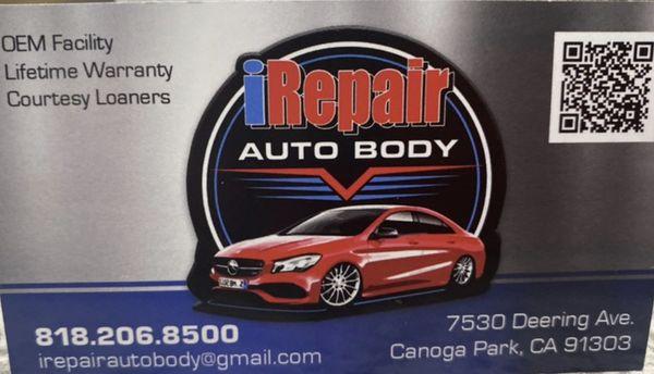 iRepair Auto Body And Paint