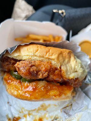 Honey BBQ Sandwich Basket