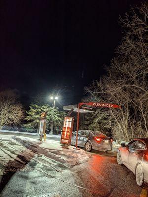 At the drive-thru