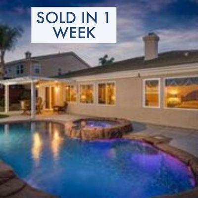 Home in Riverside, sold in 1 week with multiple offers