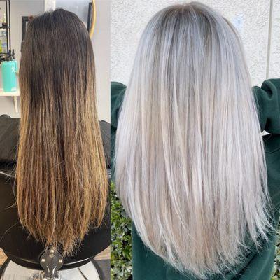 White color and cut by MiMi