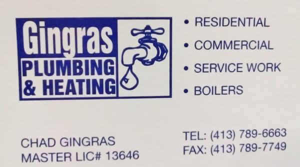 Gingras Plumbing & Heating