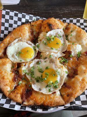 Sunny side pizza