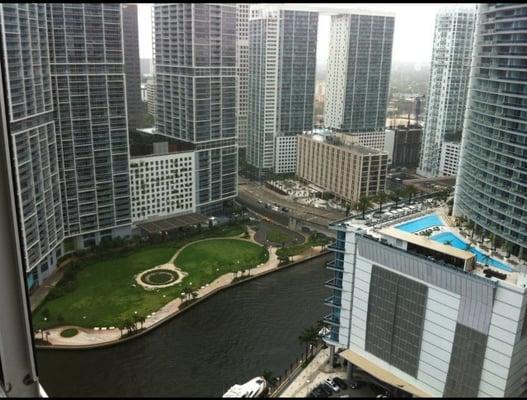 View from the Balcony. Miami Living.