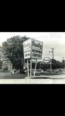 The old Bradley Shopping Center sign from 1950's!!