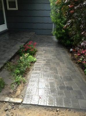 Long island brick and patio