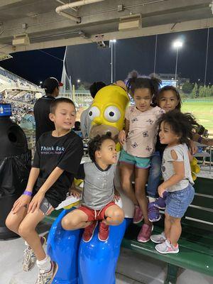 Family night at the Isotopes Game