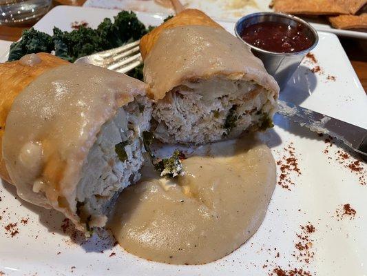 Turkey Chimichanga- delicious!