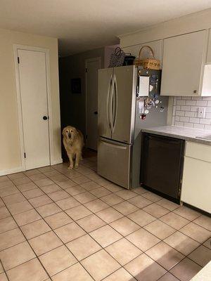 Before and after Kitchen remodel