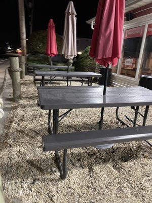 Outdoor seating