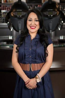 Stylist Monica Aguilar. Learn more about her on www.jdallhairsalon.com/Monica-Aguilar