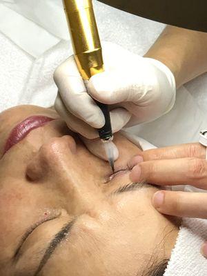 Permanent Makeup, Lower Eyeliner