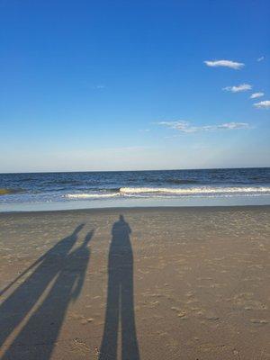 The beach at Tybee Island