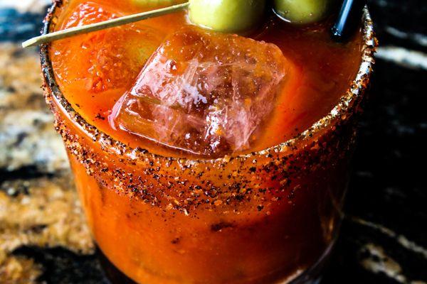 Our Weekend Bloody Mary Special includes Spooky Bloody Mary or Filthy BM Mix