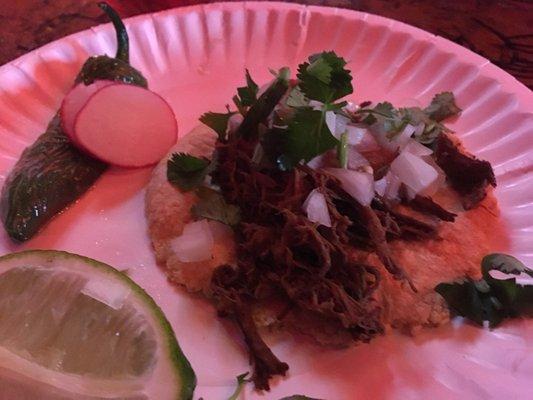 Beef suadero - solid taco