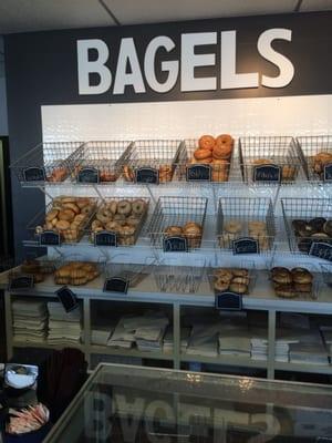 Bagel wall.