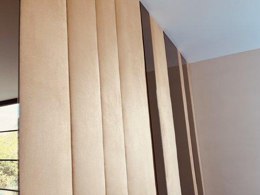 Upholstered wall panels