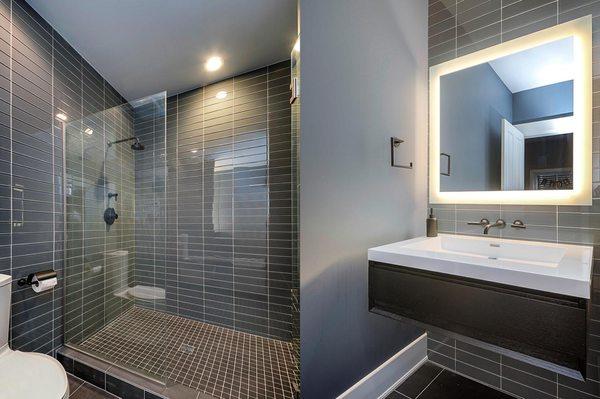 Luxurious bathroom remodel in Seattle