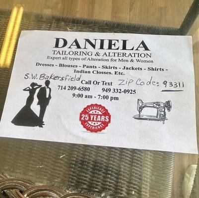 Daniela Tailoring & Alteration