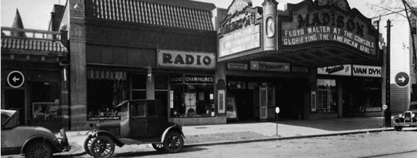 Madison Theater before World War II.