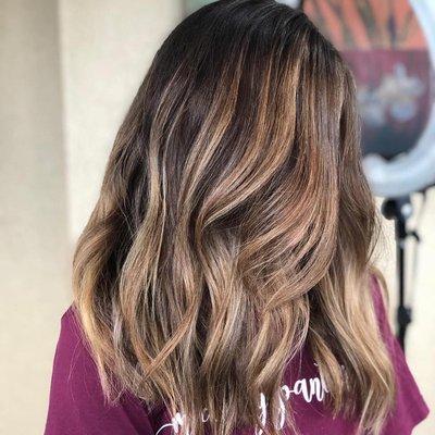 Caramel balayage