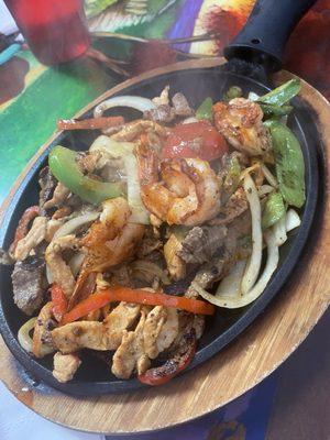 Fajitas texana lunch