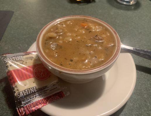 Beef barley soup