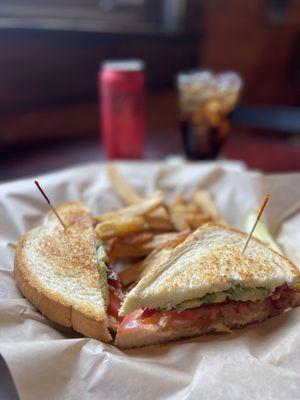 BLT with avocado