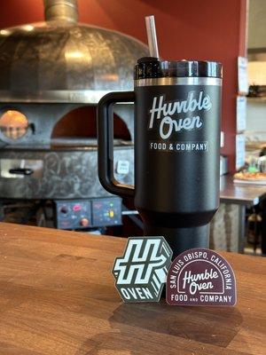 Humble Oven stickers and merchandise. Fun way to support local small business!