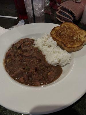 Red Beans and Rice.