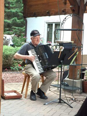 Larry on the squeezebox