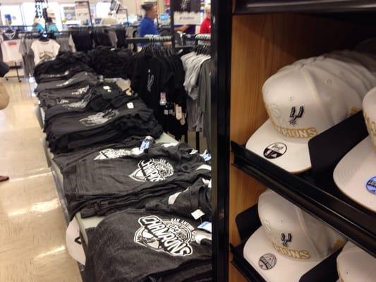 Spurs championship merch!