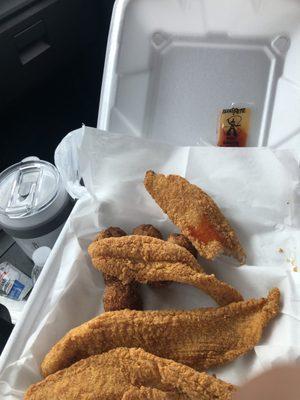 4 Piece Catfish Meal.