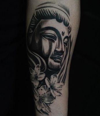 Buddha tattoo by Tony