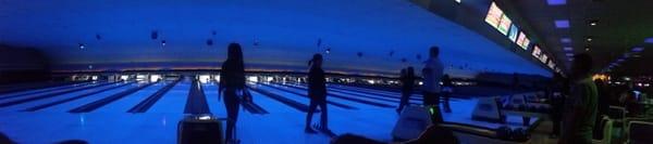 Panoramic view of the lanes. I love the picture of the mountains on the lane.